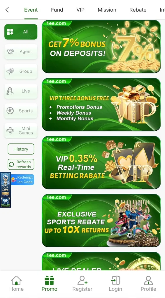 1ee Game promo
